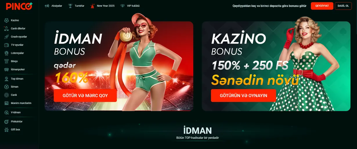 Pinco Casino Xüsusiyyətləri Pinco Casino Xüsusiyyətləri